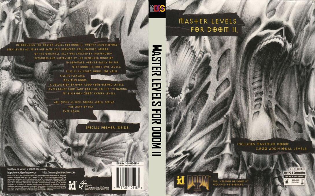 Master Levels For Doom 2 — box-texture (US)