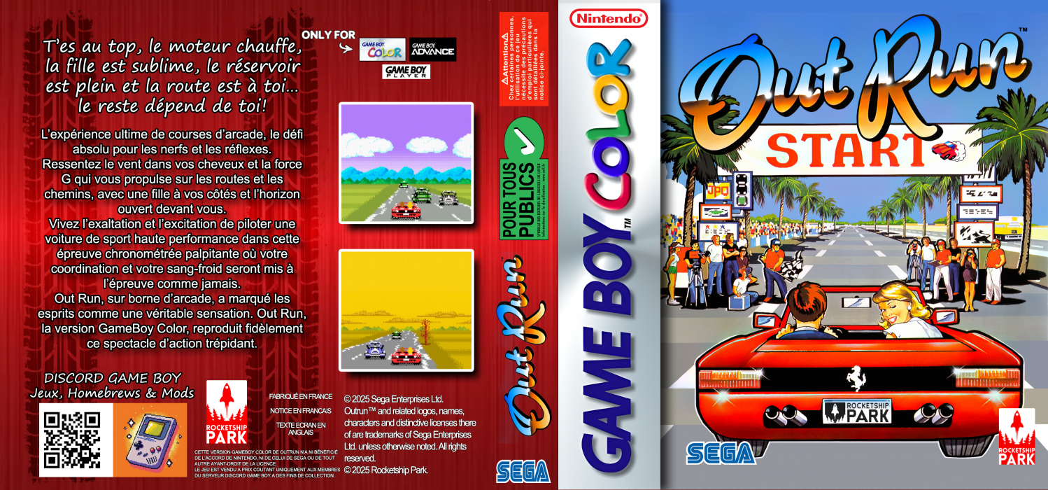 OutRun GB — box-texture (EU)