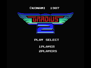 Gradius 2 — sstitle (JP)