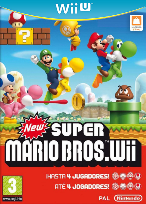 New Super Mario Bros. Wii — box-2D (SP)
