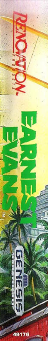 Earnest Evans — box-2D-side (US)