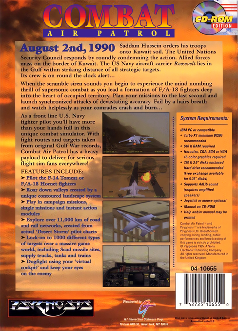 Combat Air Patrol — box-2D-back (US)