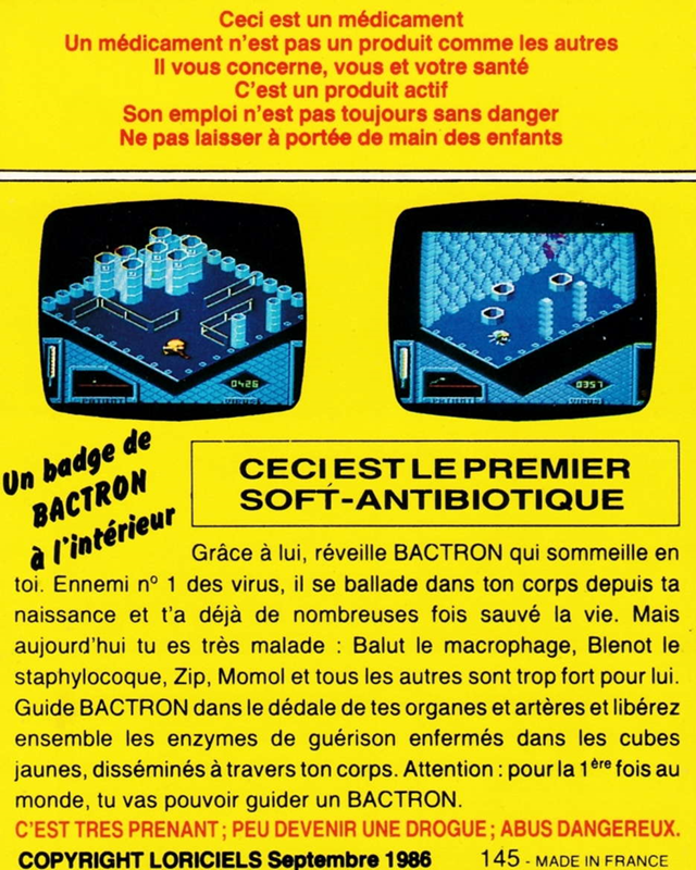 Bactron — box-2D-back (FR)