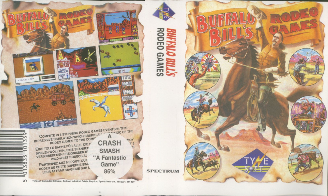Buffalo Bill's Wild West Show — box-texture (EU)