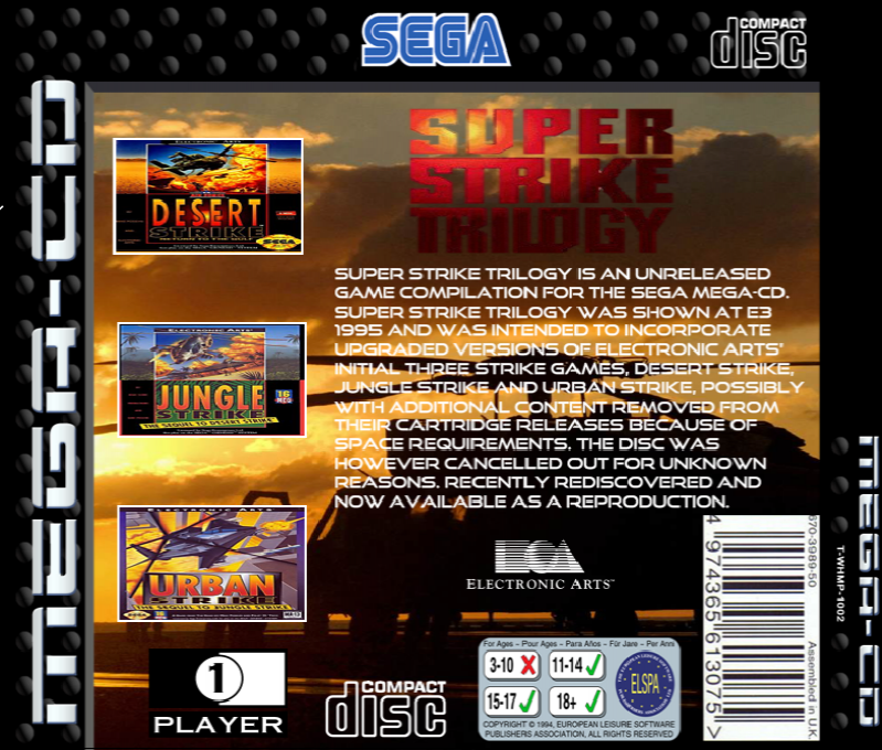 Super Strike Trilogy — box-2D-back (EU)