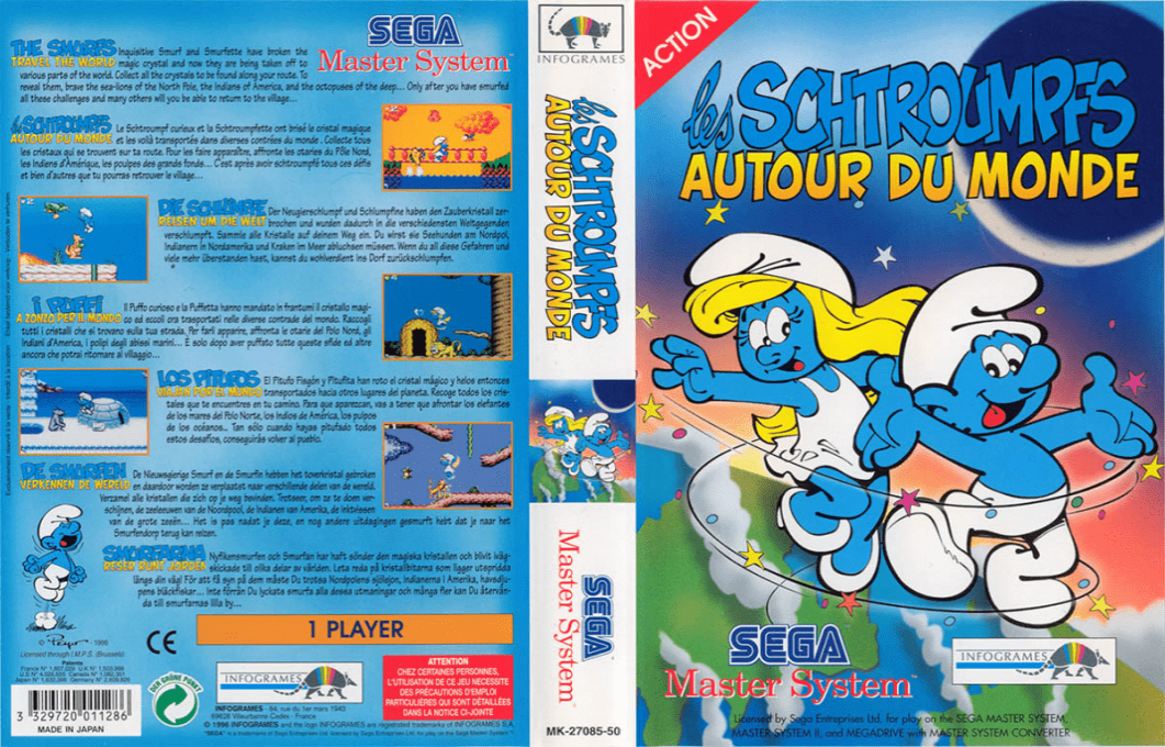 Schtroumpfs Autour du Monde, Les — box-texture (EU)