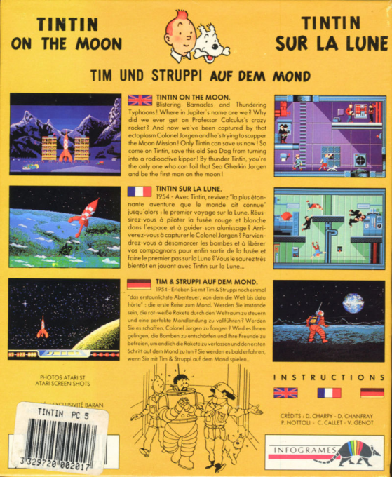 Tintin On The Moon — box-2D-back (EU)