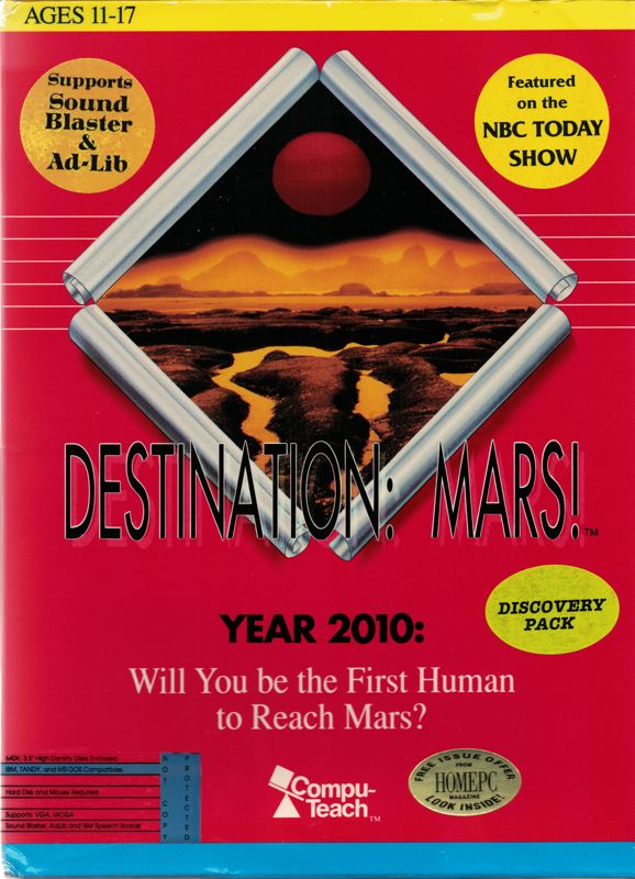 Destination Mars! box art