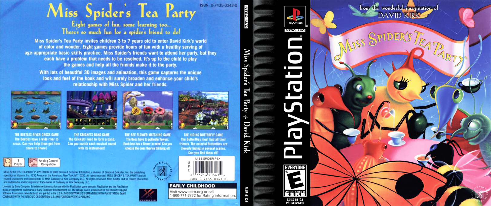 Miss Spider's Tea Party — box-texture (US)