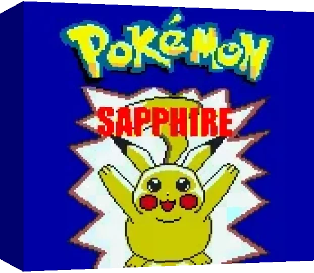 Pokemon Sapphire — box-3D (TW)