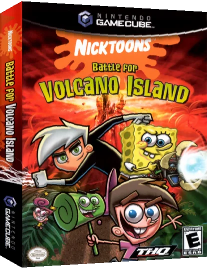 Nicktoons - Battle for Volcano Island — box-3D (US)