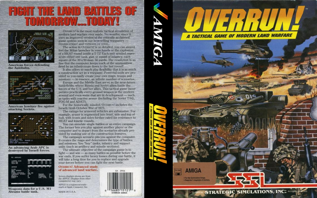 Overrun! - A Tactical Game of Modern Land Warfare — box-texture (WOR)