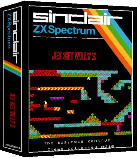 Jet Set Willy X — box-3D (SS)
