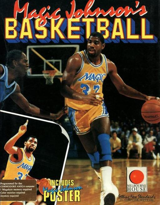 Magic Johnson's Basketball box art