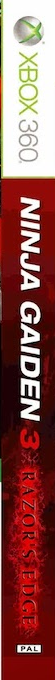 Ninja Gaiden 3 - Razor's Edge — box-2D-side (EU)