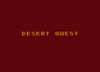 Desert Quest — sstitle (WOR)