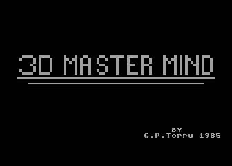 3-d Master Mind — sstitle (WOR)