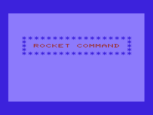 Rocket Command — sstitle (WOR)