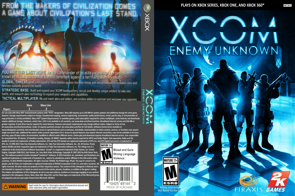 XCOM - Enemy Unknown — box-texture (CUS)