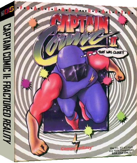 Captain Comic 2 - Fractured Reality — box-3D (US)