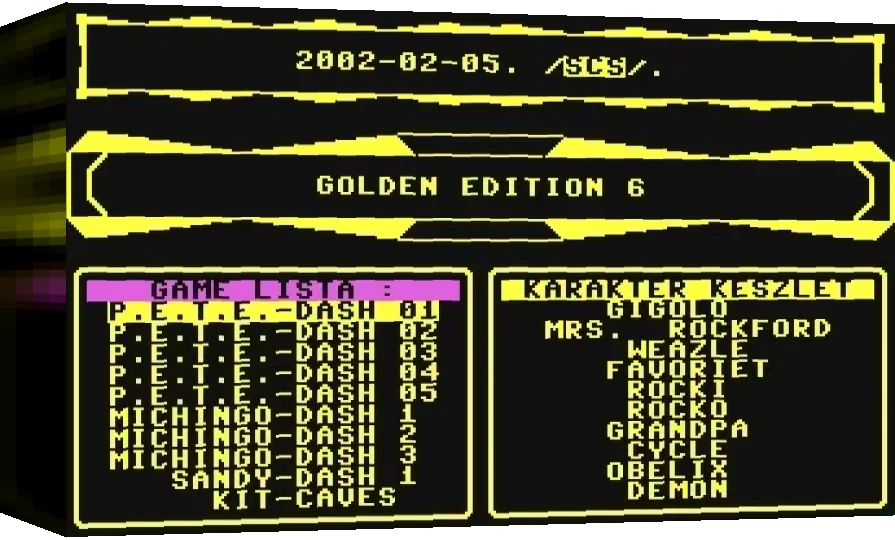 Golden Edition 06 — box-3D (WOR)
