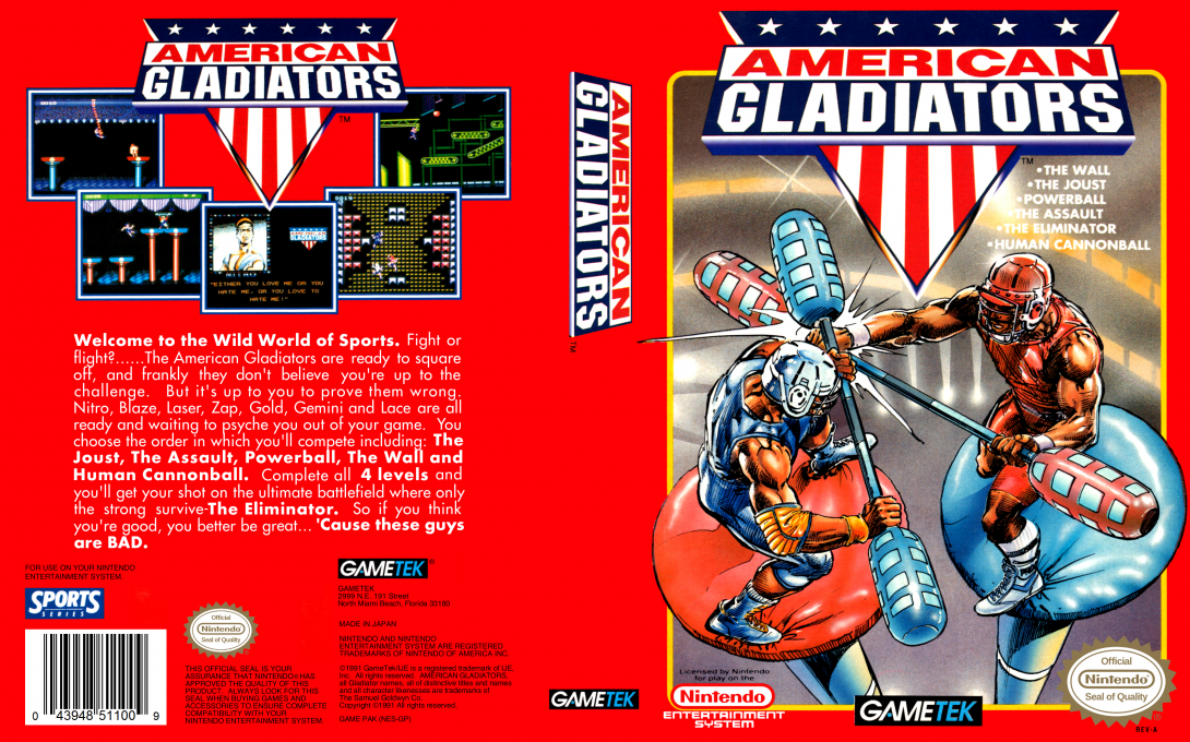 American Gladiators — box-texture (US)
