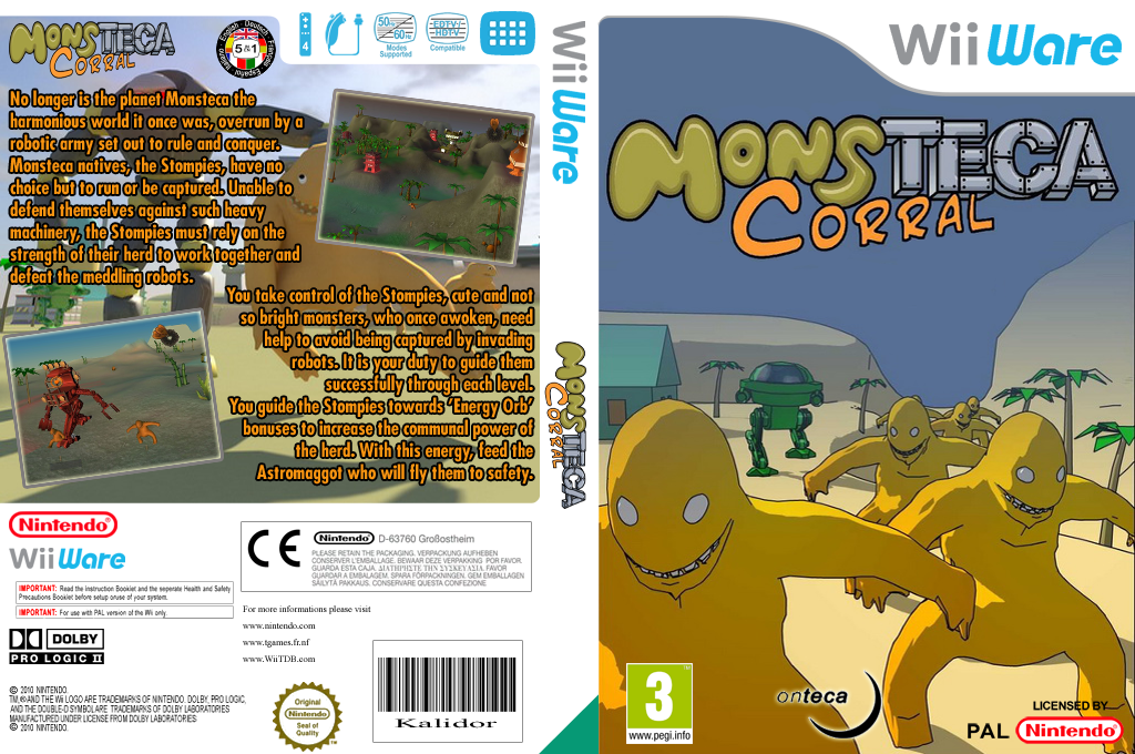 Monsteca Corral Monsters Vs Robots — box-texture (EU)