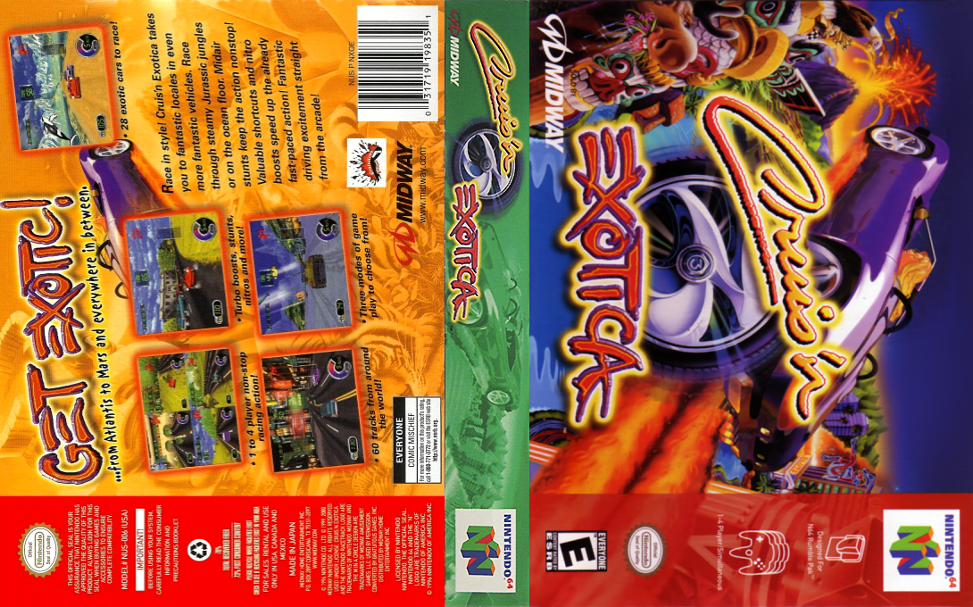 Cruis'n Exotica — box-texture (US)