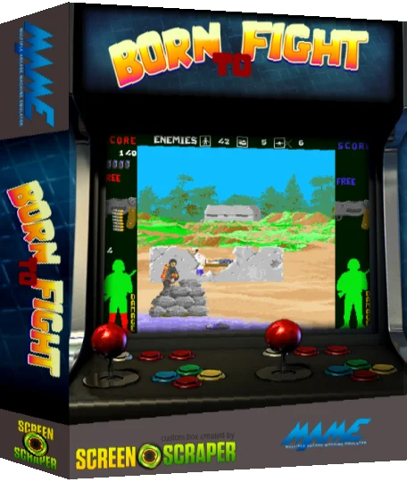 Born To Fight — box-3D (SS)