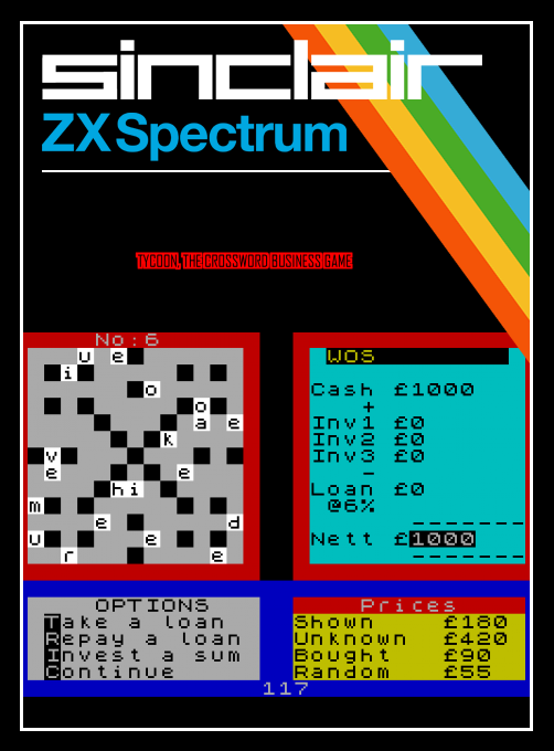 Tycoon, The Crossword Business Game box art