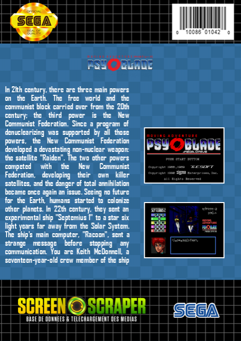 Psy-o-blade — box-2D-back (SS)