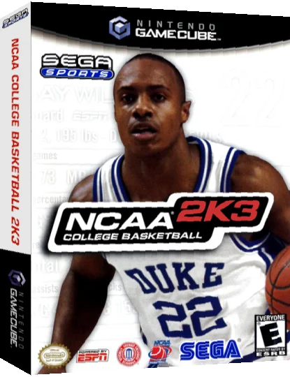 NCAA College Basketball 2K3 — box-3D (US)