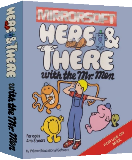 Here And There With The Mr. Men — box-3D (EU)