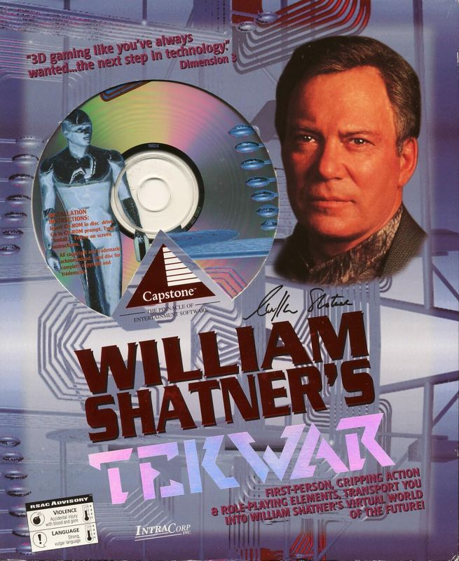 William Shatner's Tekwar box art