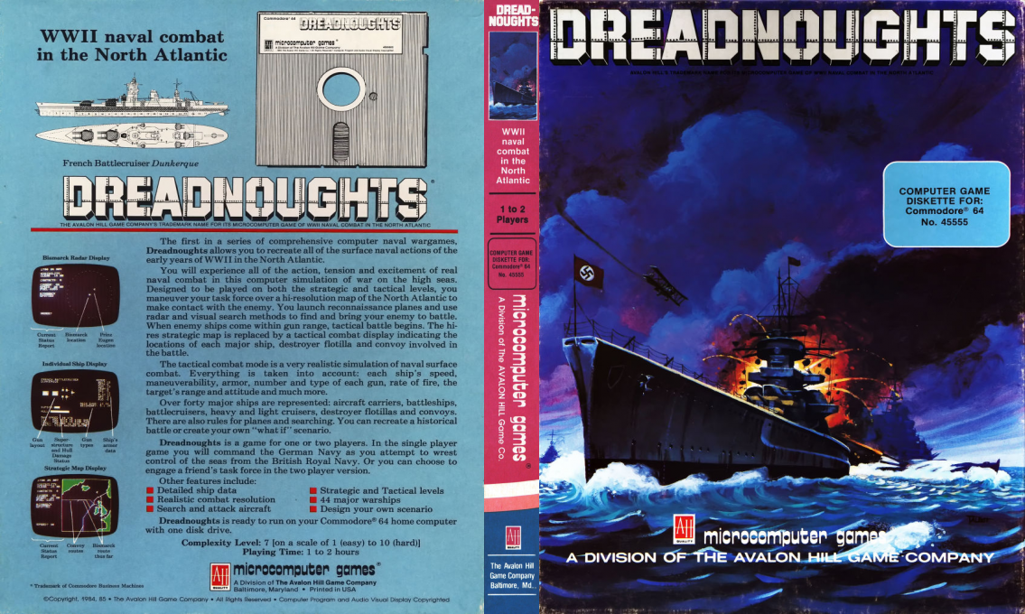 Dreadnoughts : World War 2, North Atlantic — box-texture (US)