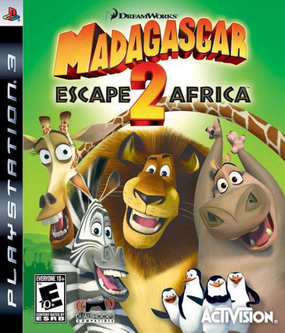 Madagascar 2 box art