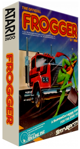 The Official Frogger — box-3D (US)