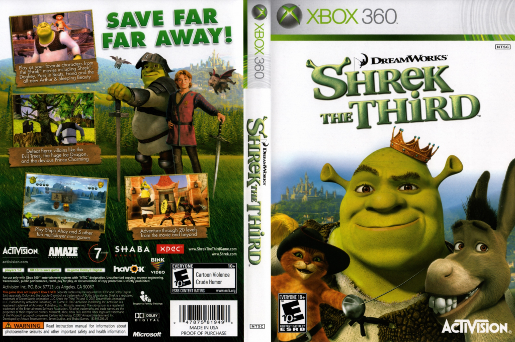 Shrek Le Troisième — box-texture (US)