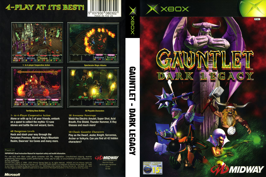 Gauntlet - Dark Legacy — box-texture (UK)