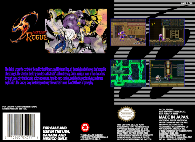 Fireteam Rogue — box-2D-back (US)