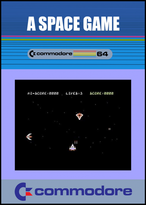 Space Game, A box art