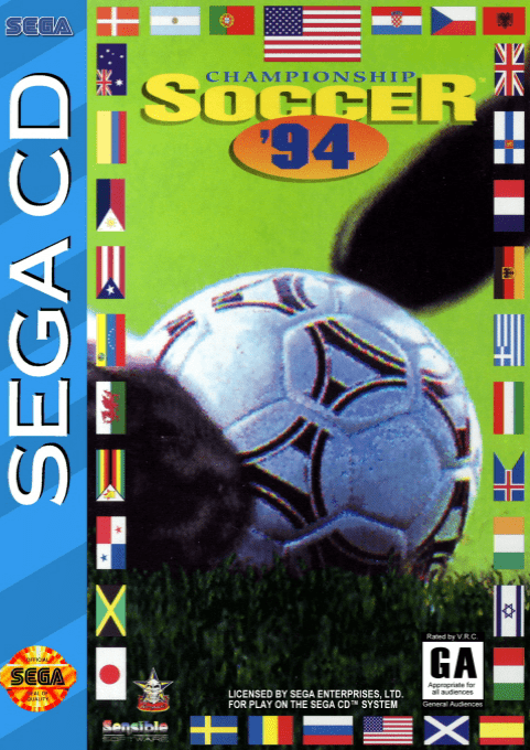 Championship Soccer '94 box art