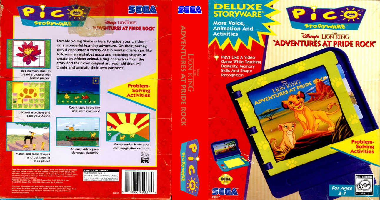 Lion King Adventures, The — box-texture (US)