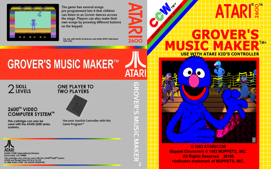 Grover's Music Maker — box-texture (US)