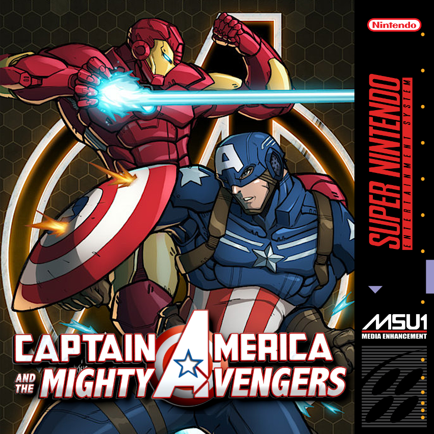 Captain America and the Avengers box art