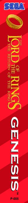 Lord of the Rings 3 - The Return of the King — box-2D-side (US)