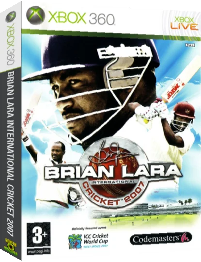 Brian Lara International Cricket 2007 — box-3D (UK)
