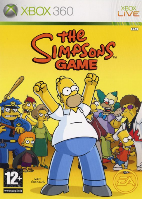 Simpsons Game, The — box-2D (RU)