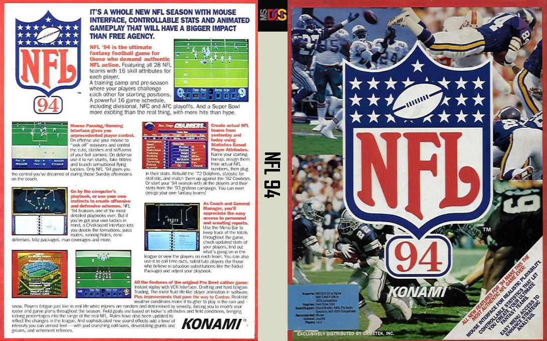 NFL 94 — box-texture (US)
