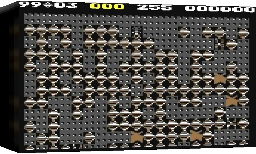 Boulder Dash De Luxe Remix 6 — box-3D (WOR)